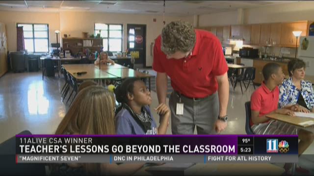 Teacher's lessons go beyond the classroom